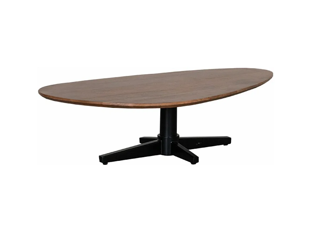 Table basse Rosie - Naturel - Bois de manguier - 140 cm