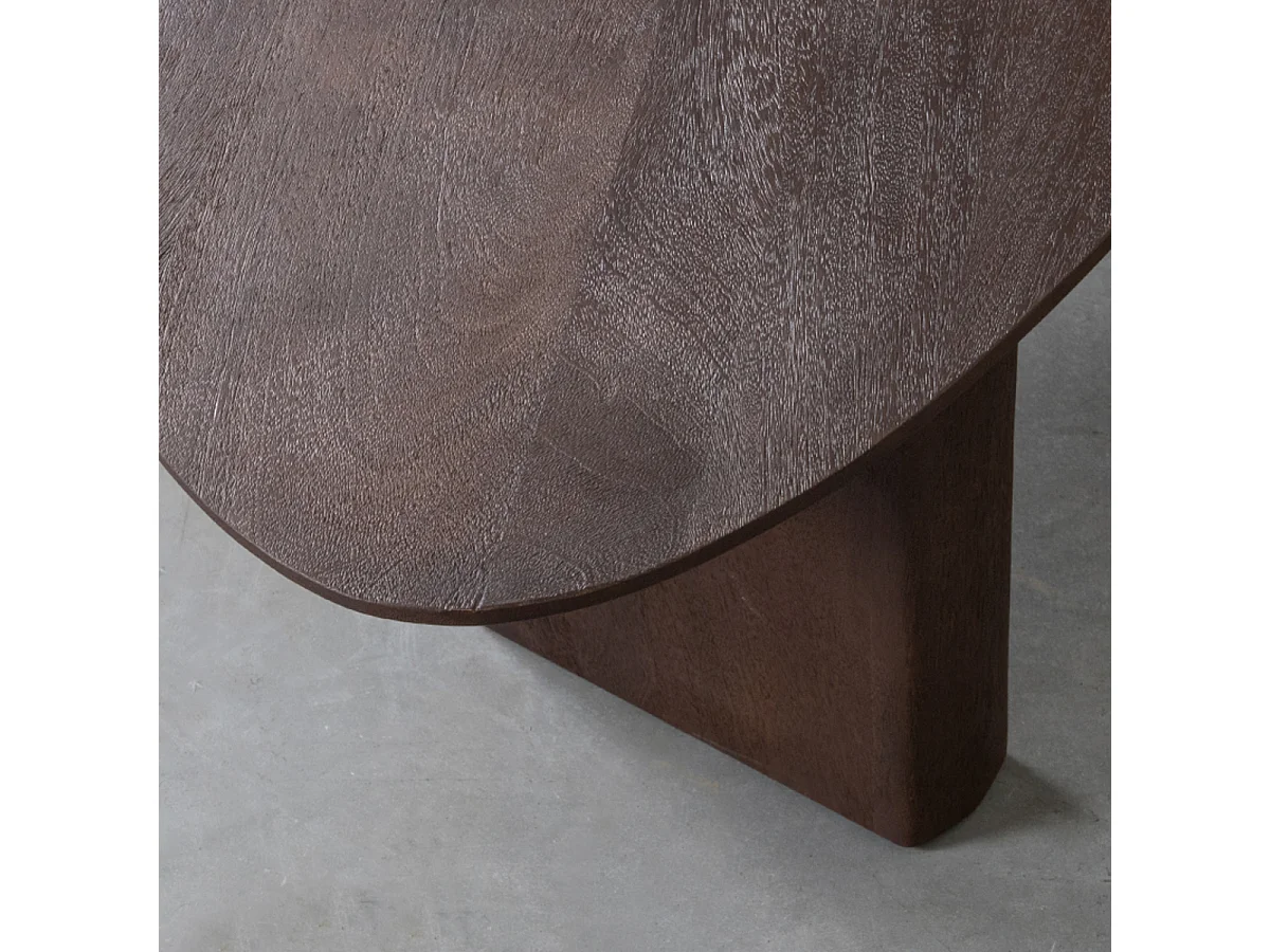 Table basse Wow - Espresso - Bois de manguier - 135 cm