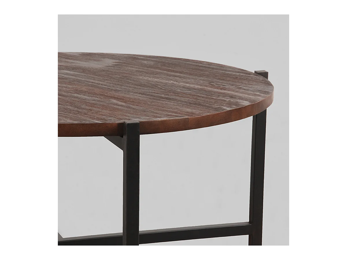 Salontafel Dox 70x70x35 cm - Espresso - Hout