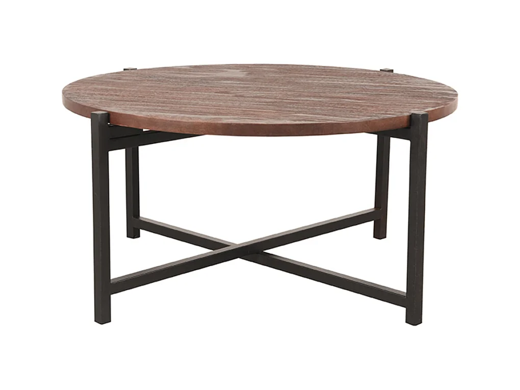 Table basse Dox 70x70x35 cm - Espresso - Bois
