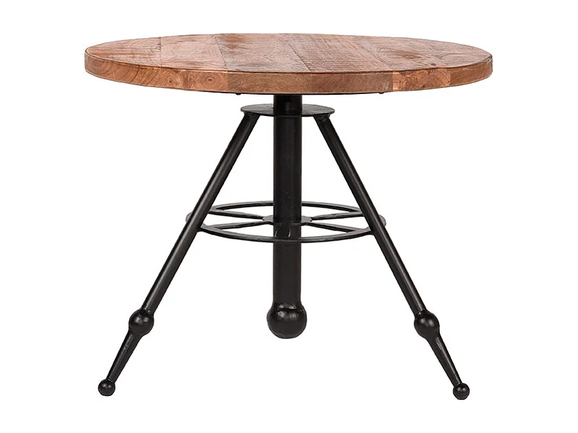 Salontafel Solid - Rough - Mangohout - Rond - 60 cm