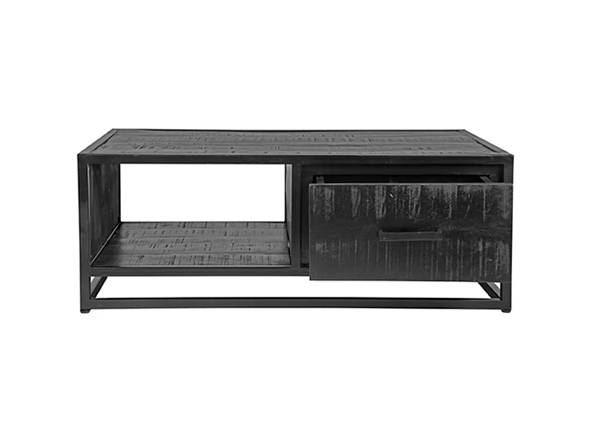 Couchtisch Chili - Schwarz - Mangoholz