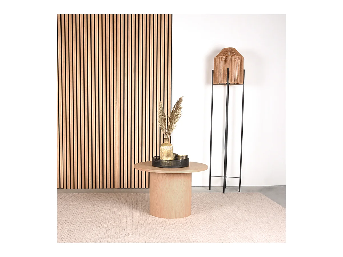 Salontafel Oliva - Naturel - Eiken - 60 cm