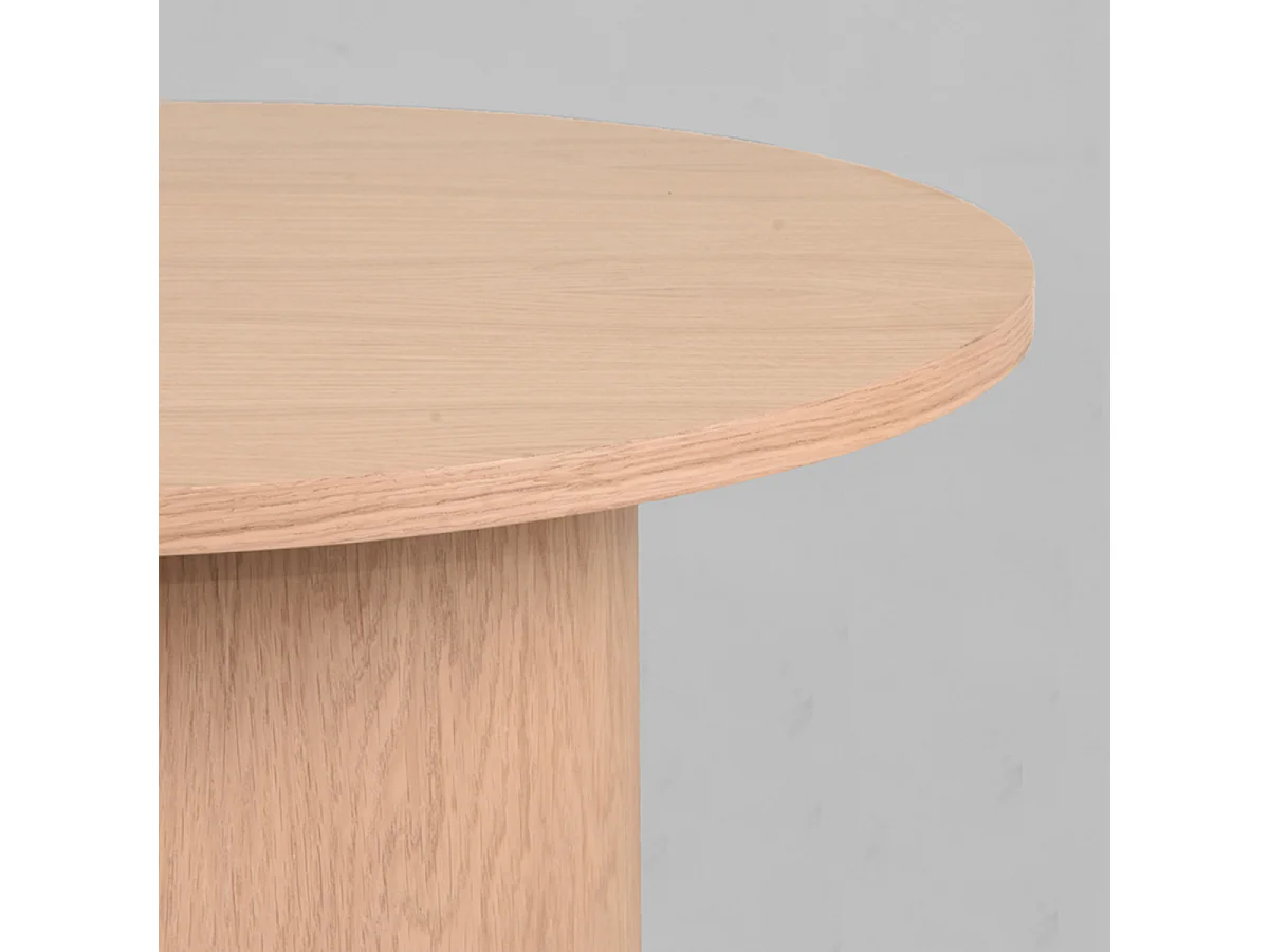 Table basse Oliva - Naturel - Chêne - 60 cm
