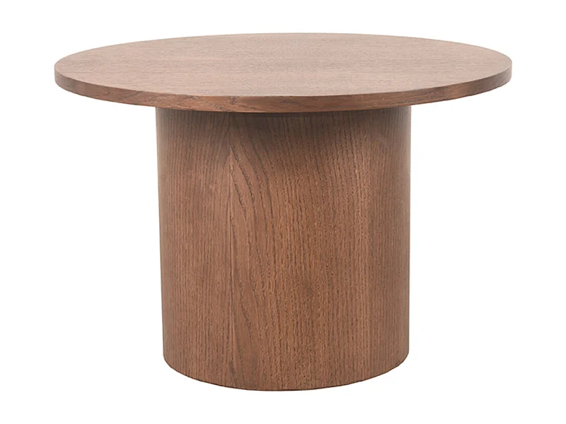 Table basse Oliva - Noyer - Chêne - 60 cm