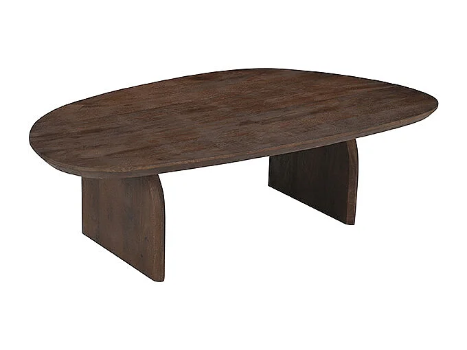 Table basse Cooper - Espresso - Bois de manguier - 75x135 cm