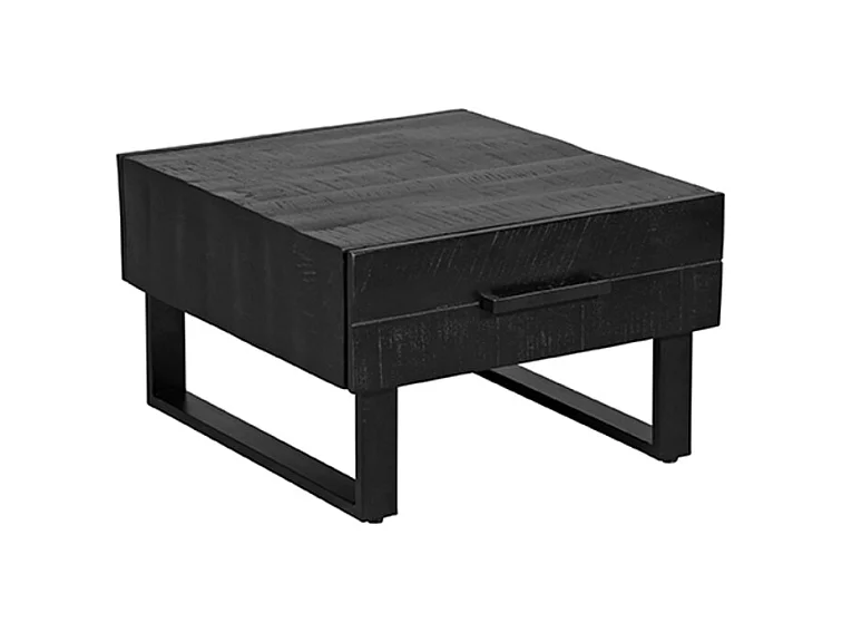 Table basse Santos - Noire - Bois de manguier