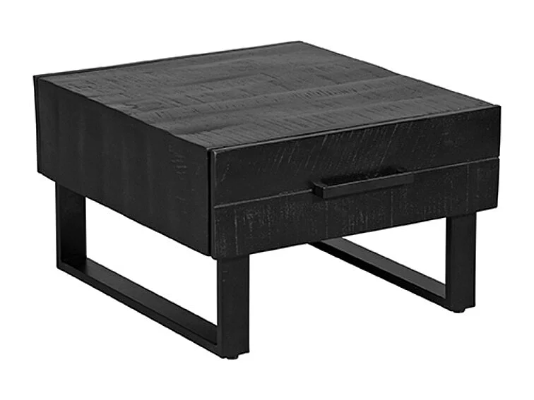 Table basse Santos - Noire - Bois de manguier