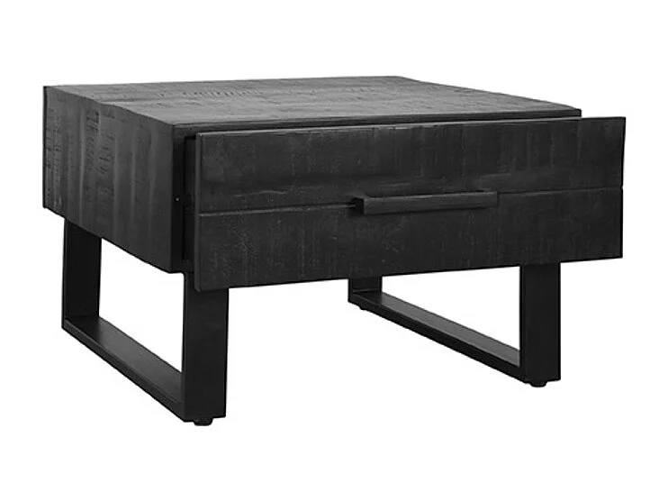 Table basse Santos - Noire - Bois de manguier