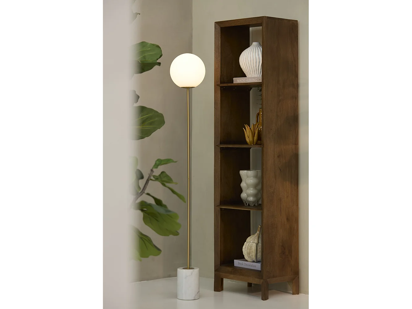 Meuble SONDRIO - 48x35x190cm - Marron