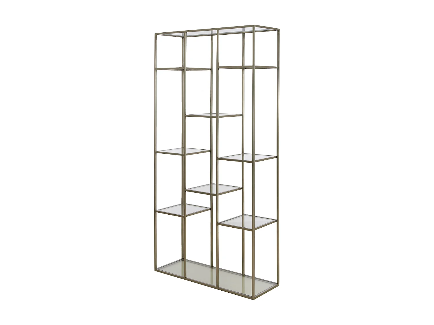 Schrank PIUAR - 100x36x200cm - Silber