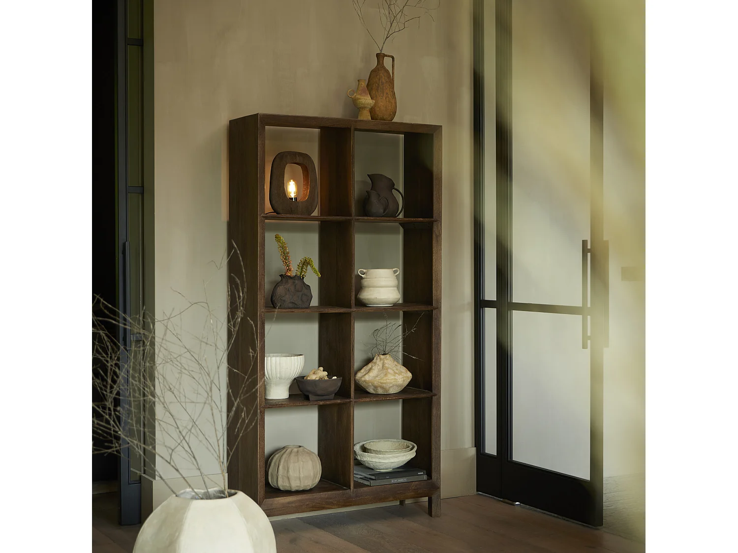 Meuble SONDRIO - 95x35x190cm - Marron