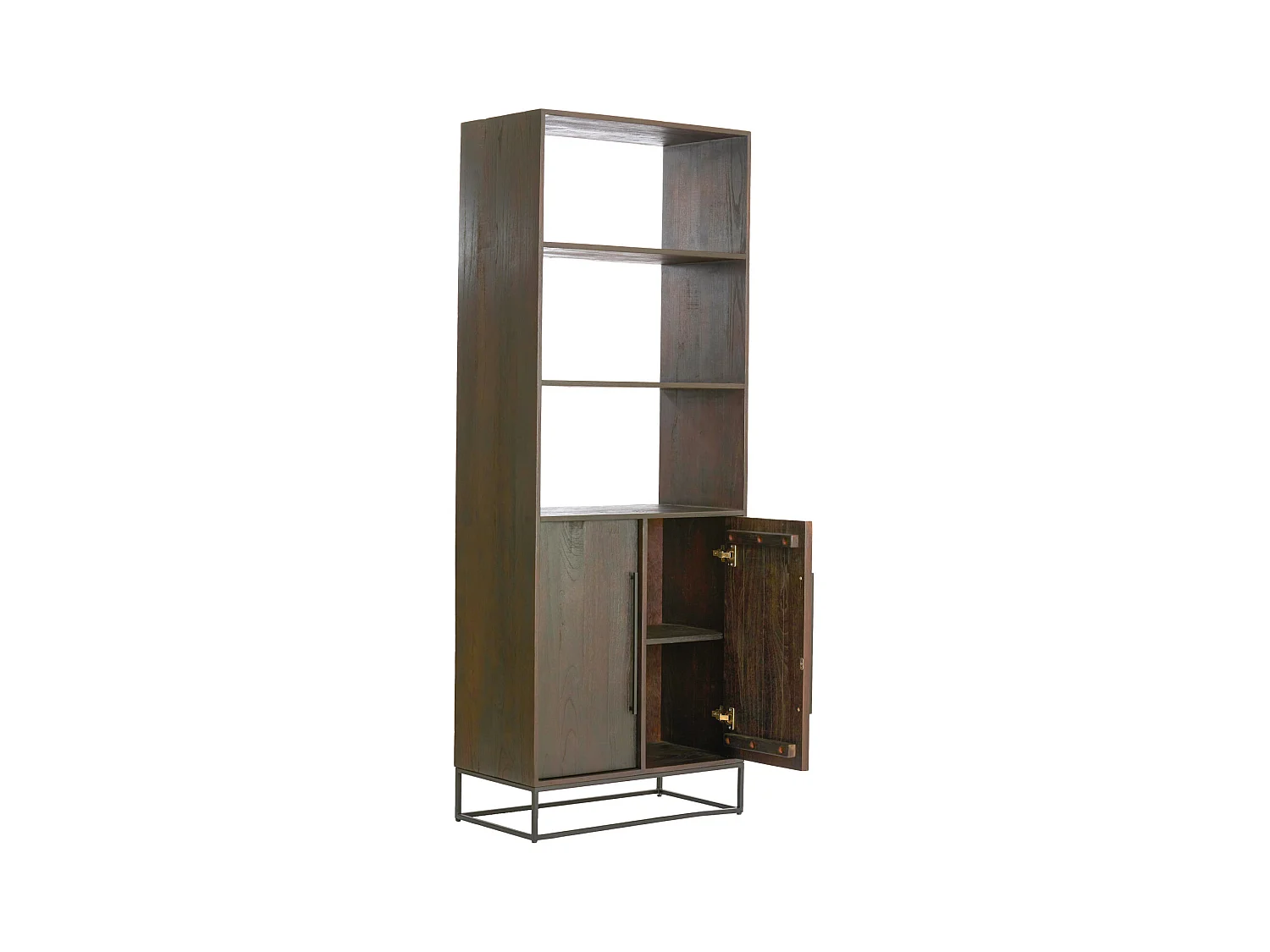 Armoire LILIAN - 75x40x200cm - Marron