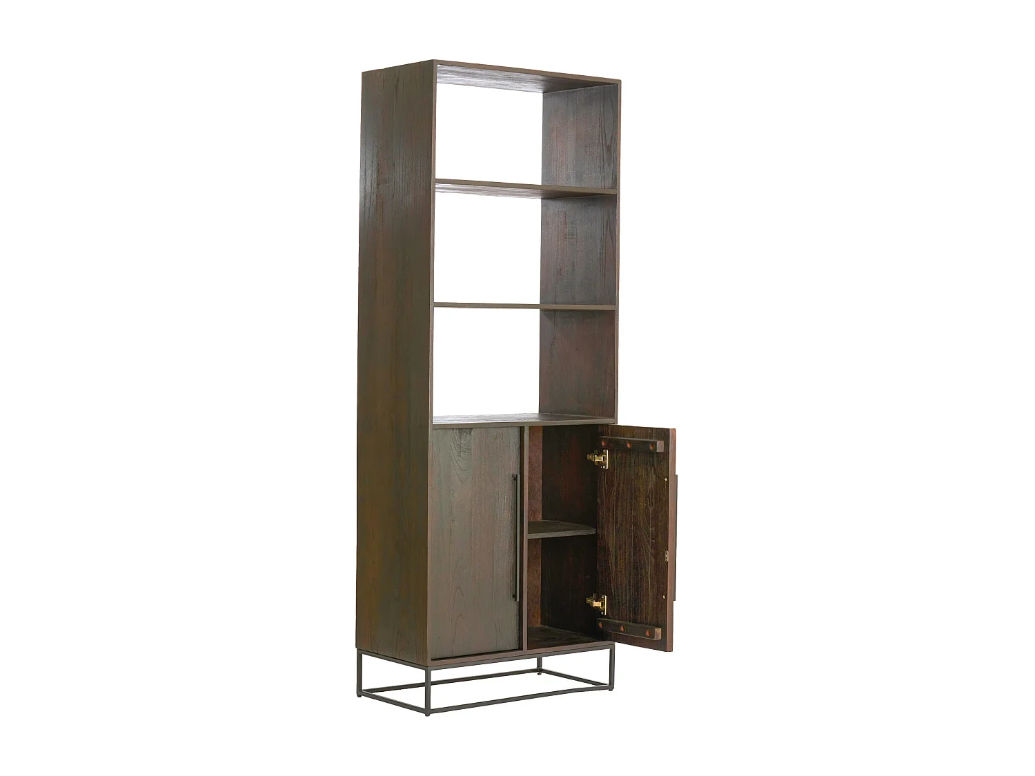 Kast LILIAN - 75x40x200cm - Bruin