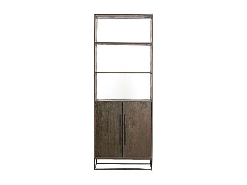 Kast LILIAN - 75x40x200cm - Bruin
