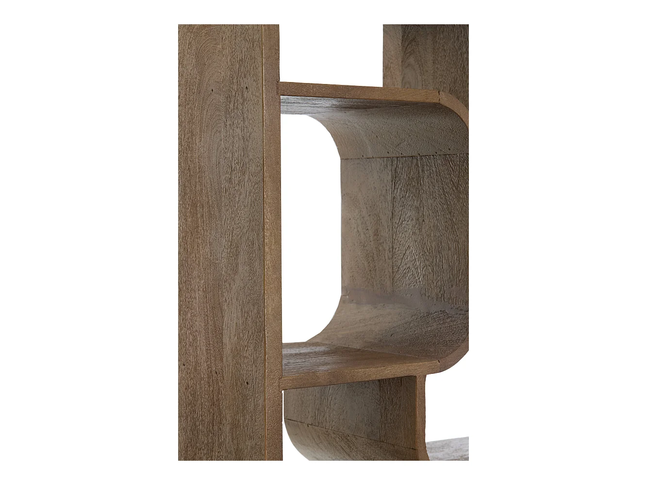 Armoire ouverte LABARE - 100x30x200cm - Marron