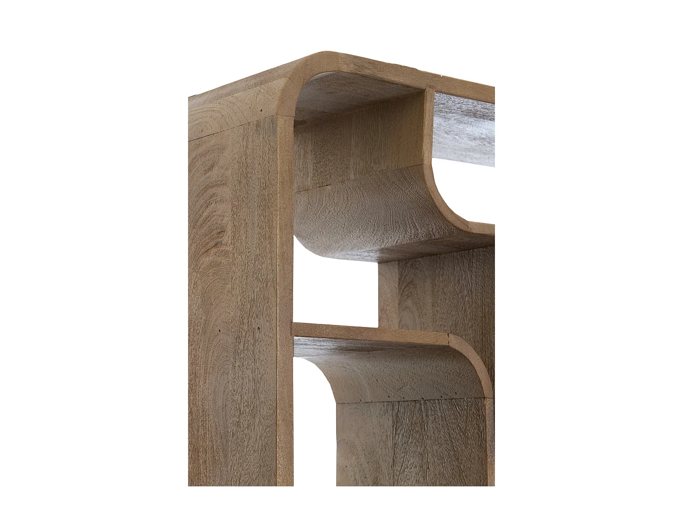 Armoire ouverte LABARE - 100x30x200cm - Marron