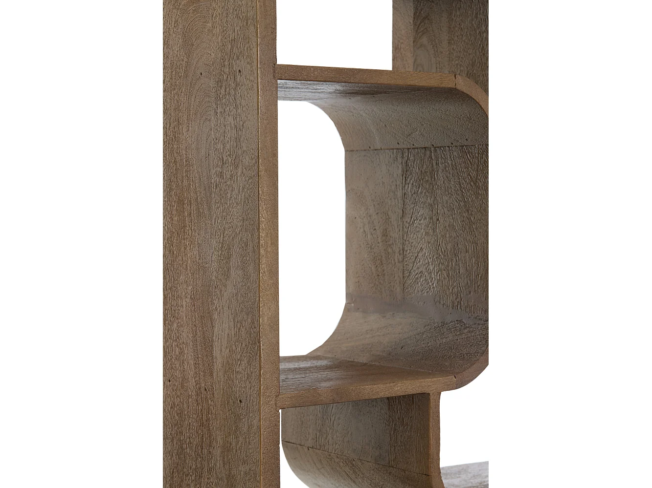 Kast open LABARE - 100x30x200cm - Bruin