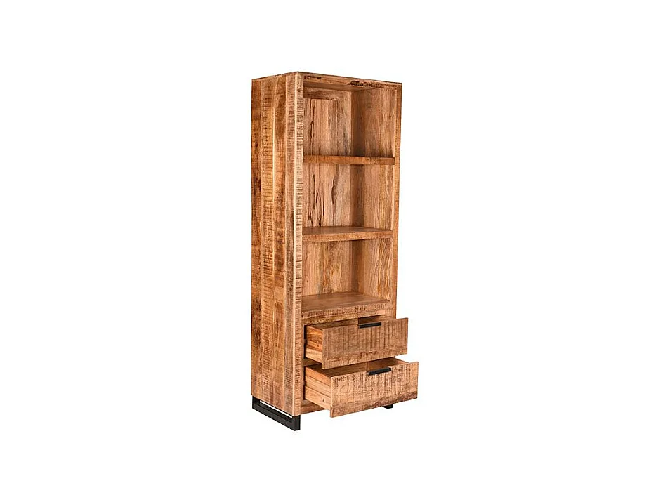 Bücherregal Glasgow - Rau - Mangoholz