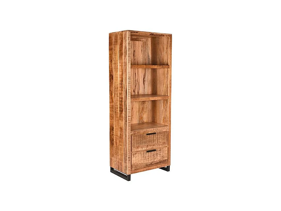 Bibliothèque Glasgow - Brut - Bois de manguier