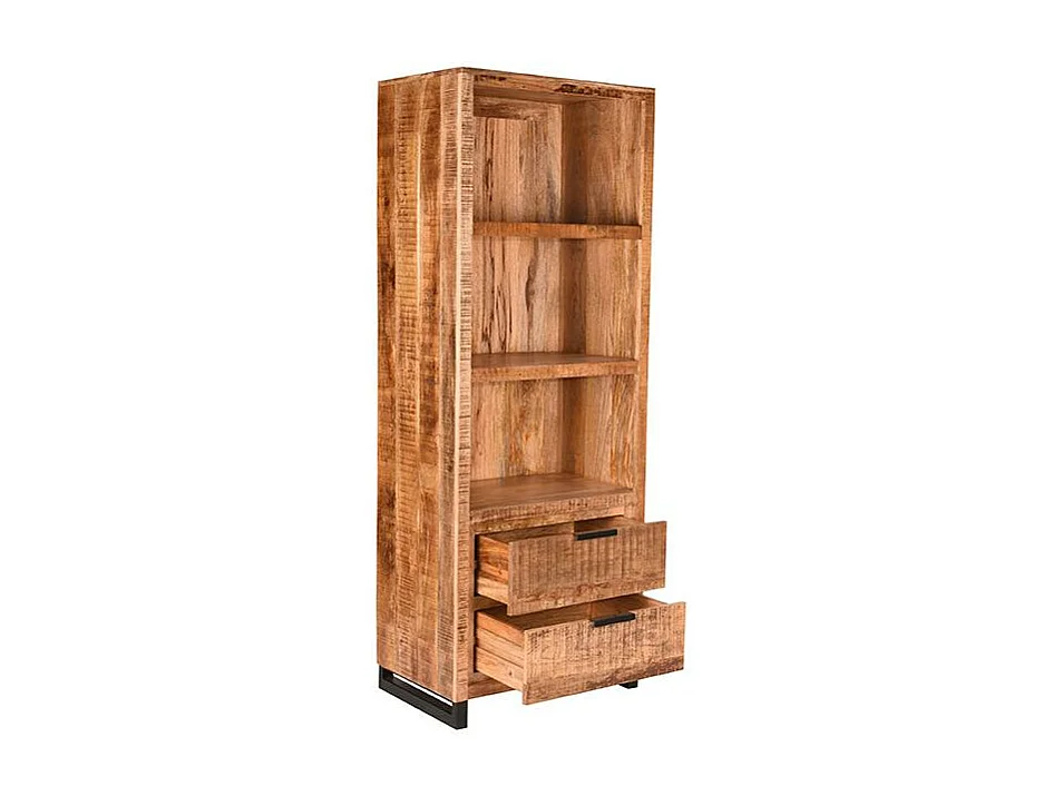 Bibliothèque Glasgow - Brut - Bois de manguier