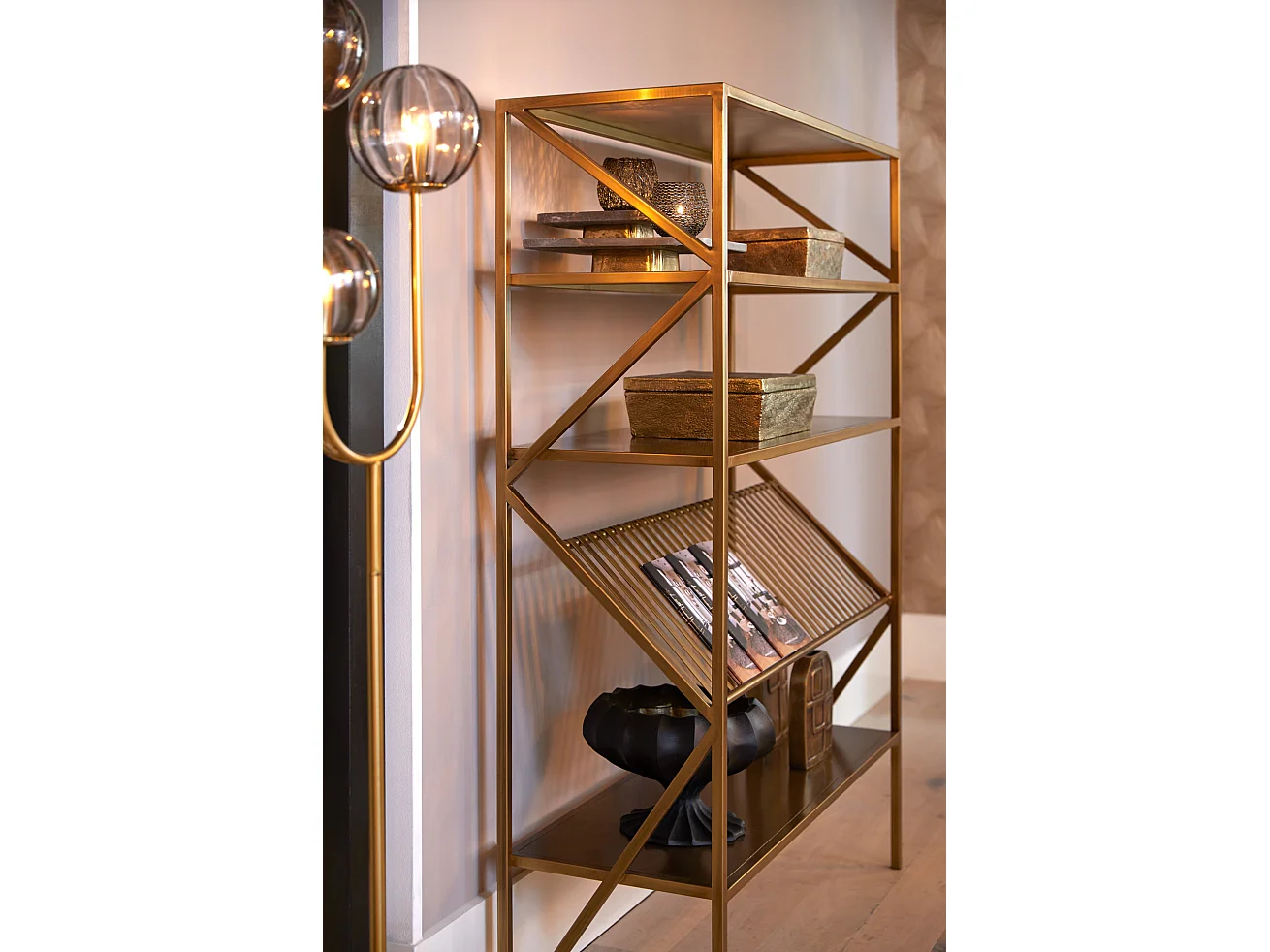 Armoire EZRA - 120x40x160cm - Bronze