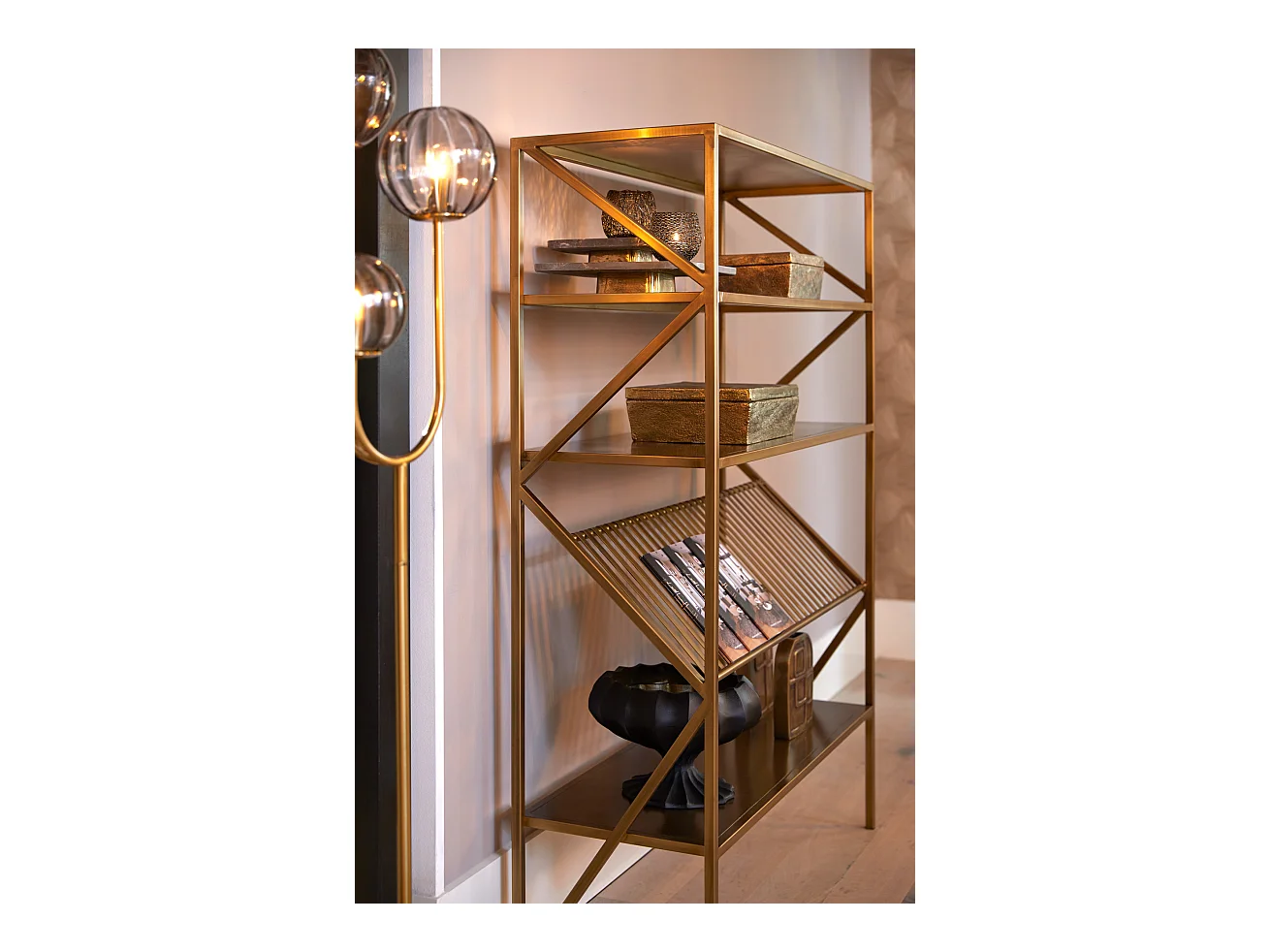 EZRA Schrank - 120x40x160cm - Bronze