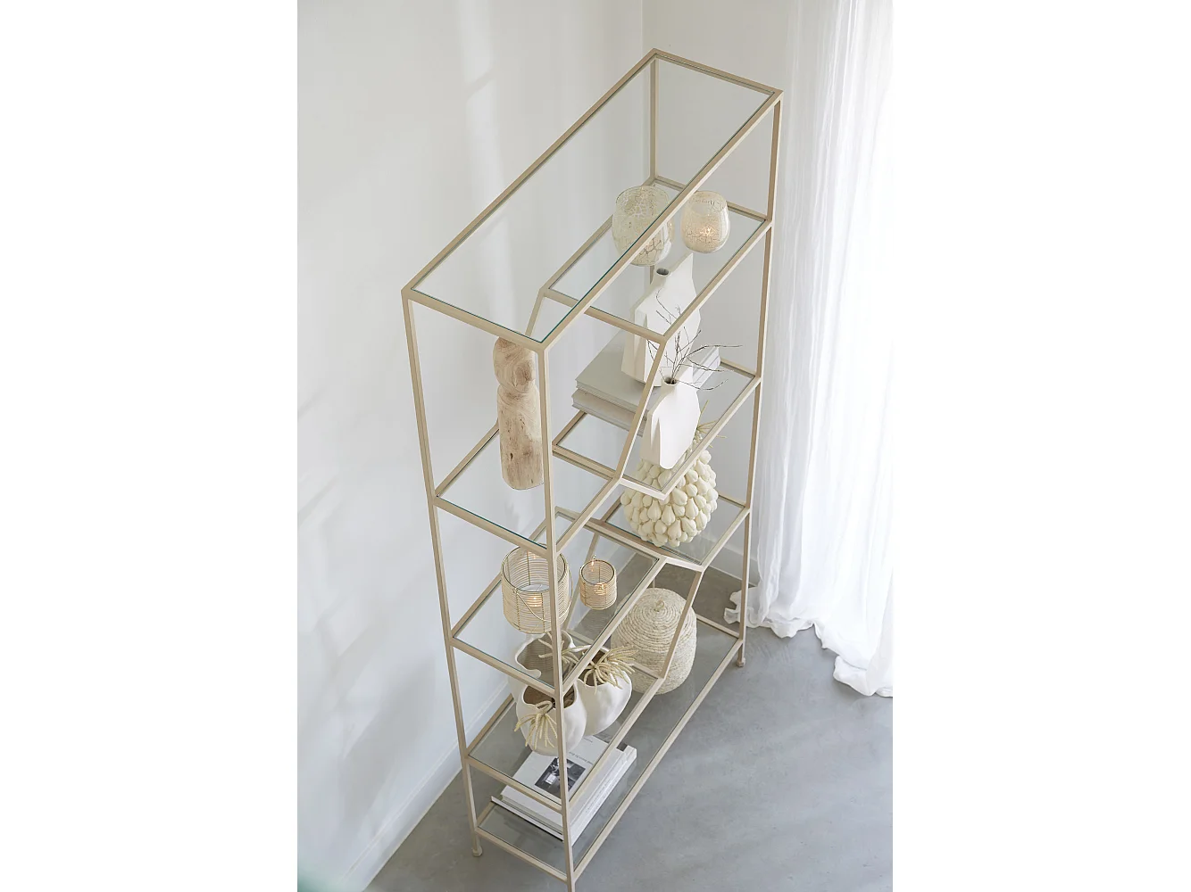 Schrank AINO - 100x34x214cm - Weiß