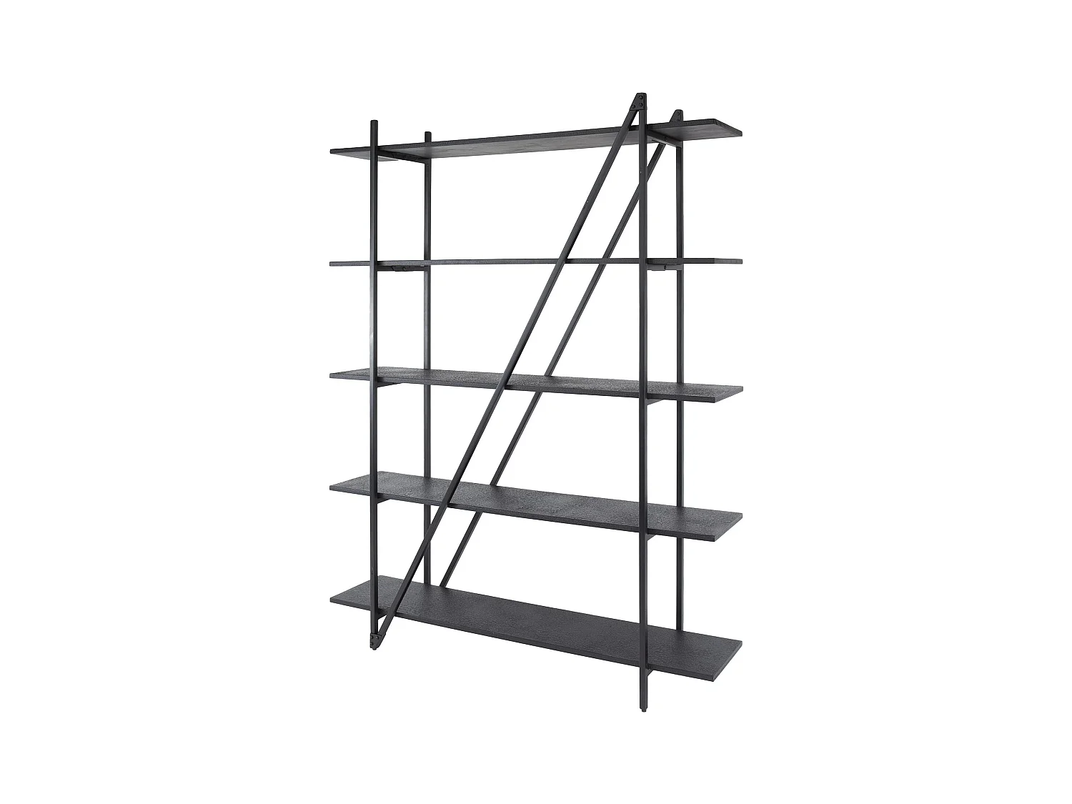 Étagère murale 140 cm 5 niveaux Piega - Gris