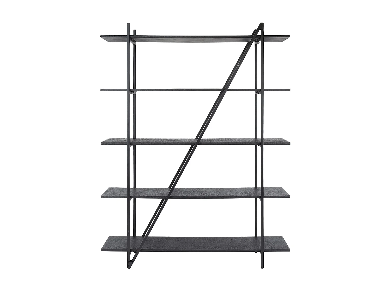 Étagère murale 140 cm 5 niveaux Piega - Gris