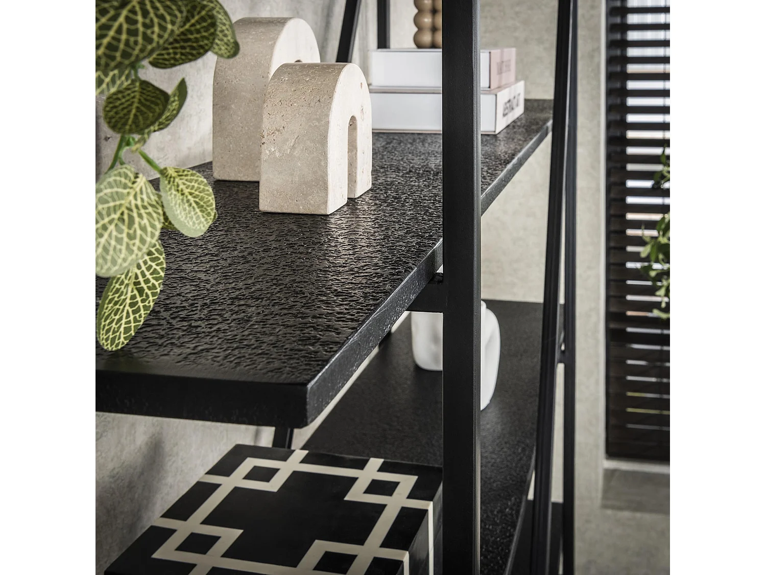 Étagère murale 140 cm 5 niveaux Piega - Gris