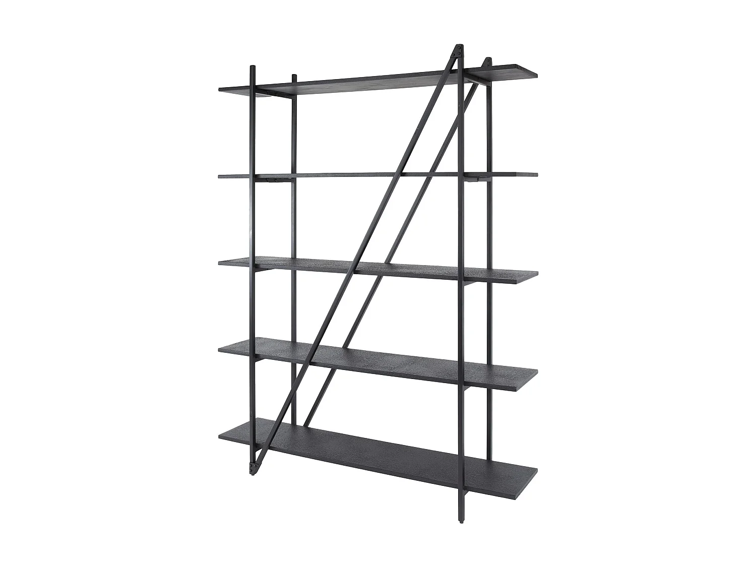 Étagère murale 140 cm 5 niveaux Piega - Gris