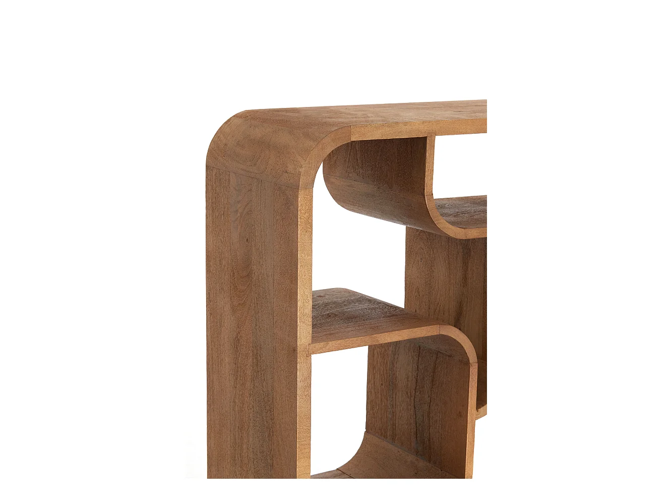 Schrank offen LABARE - 100x30x200cm - Braun