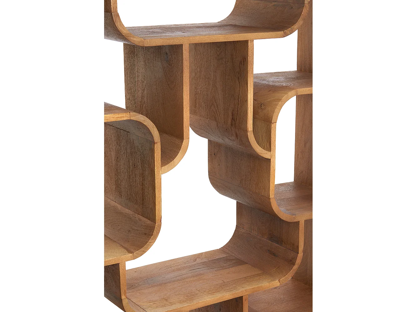 Armoire ouverte LABARE - 100x30x200cm - Marron