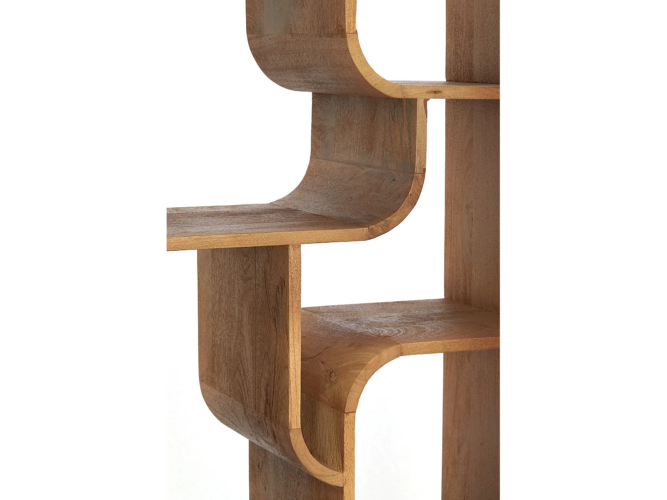 Armoire ouverte LABARE - 100x30x200cm - Marron