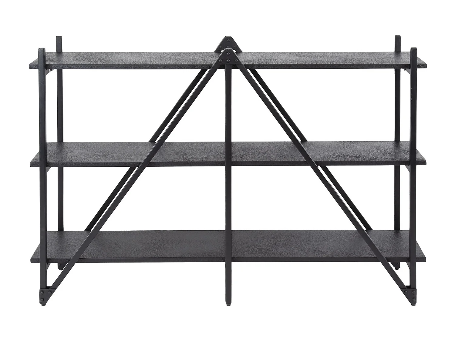 Étagère murale 130 cm 3 niveaux Piega - Gris