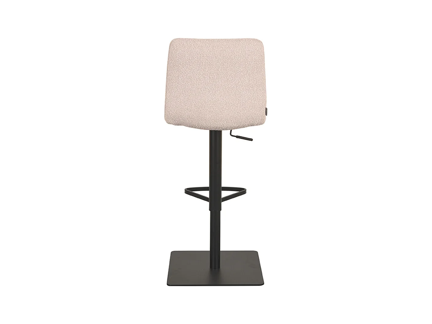 Tabouret de bar Juul - Naturel - Boucle - lot de 2