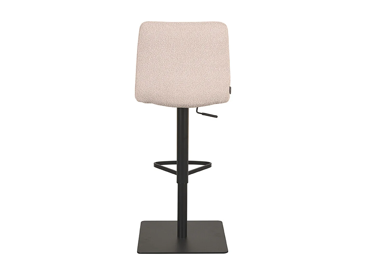 Tabouret de bar Juul - Naturel - Boucle - lot de 2