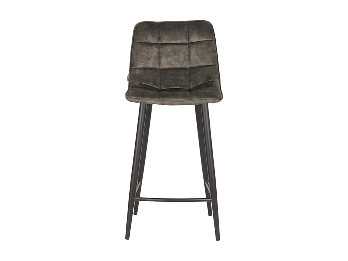 Tabouret de bar Jelt - Hunter - Velours - lot de 2