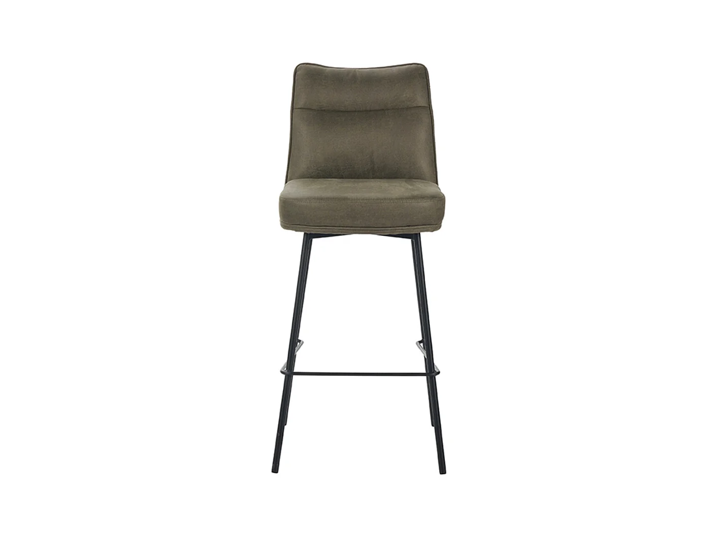 Tabouret de bar Lennon - Moss - Micro Suede - lot de 2