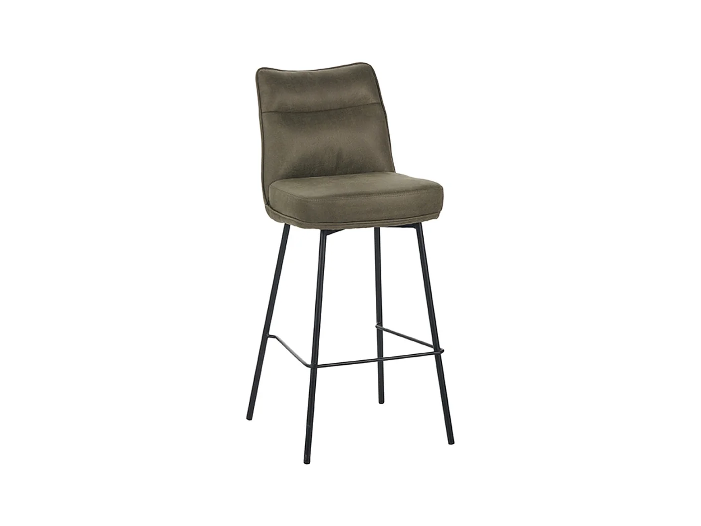 Tabouret de bar Lennon - Moss - Micro Suede - lot de 2
