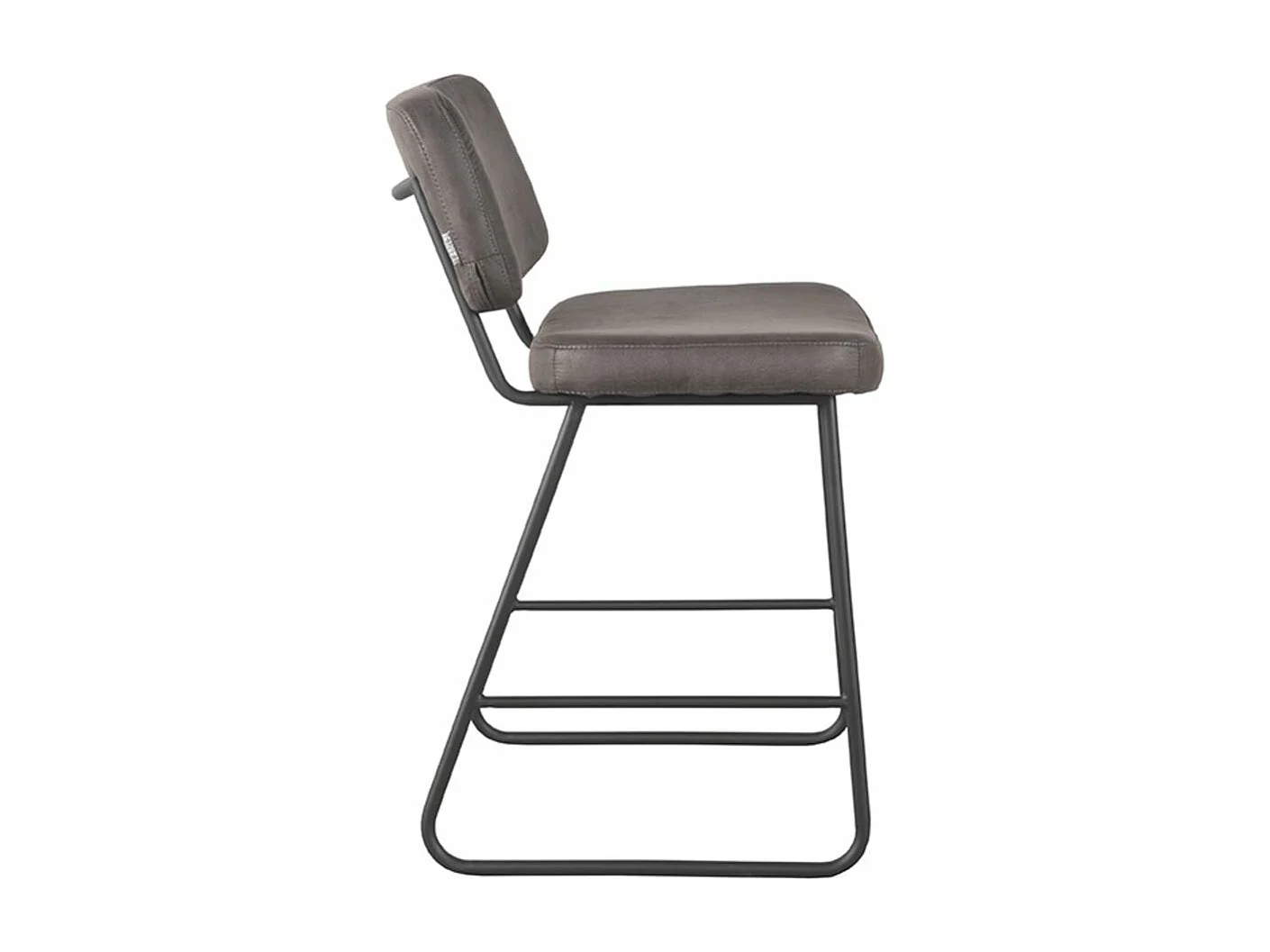 Barkruk Noah - Antraciet - 48x61x94 cm - set van 2