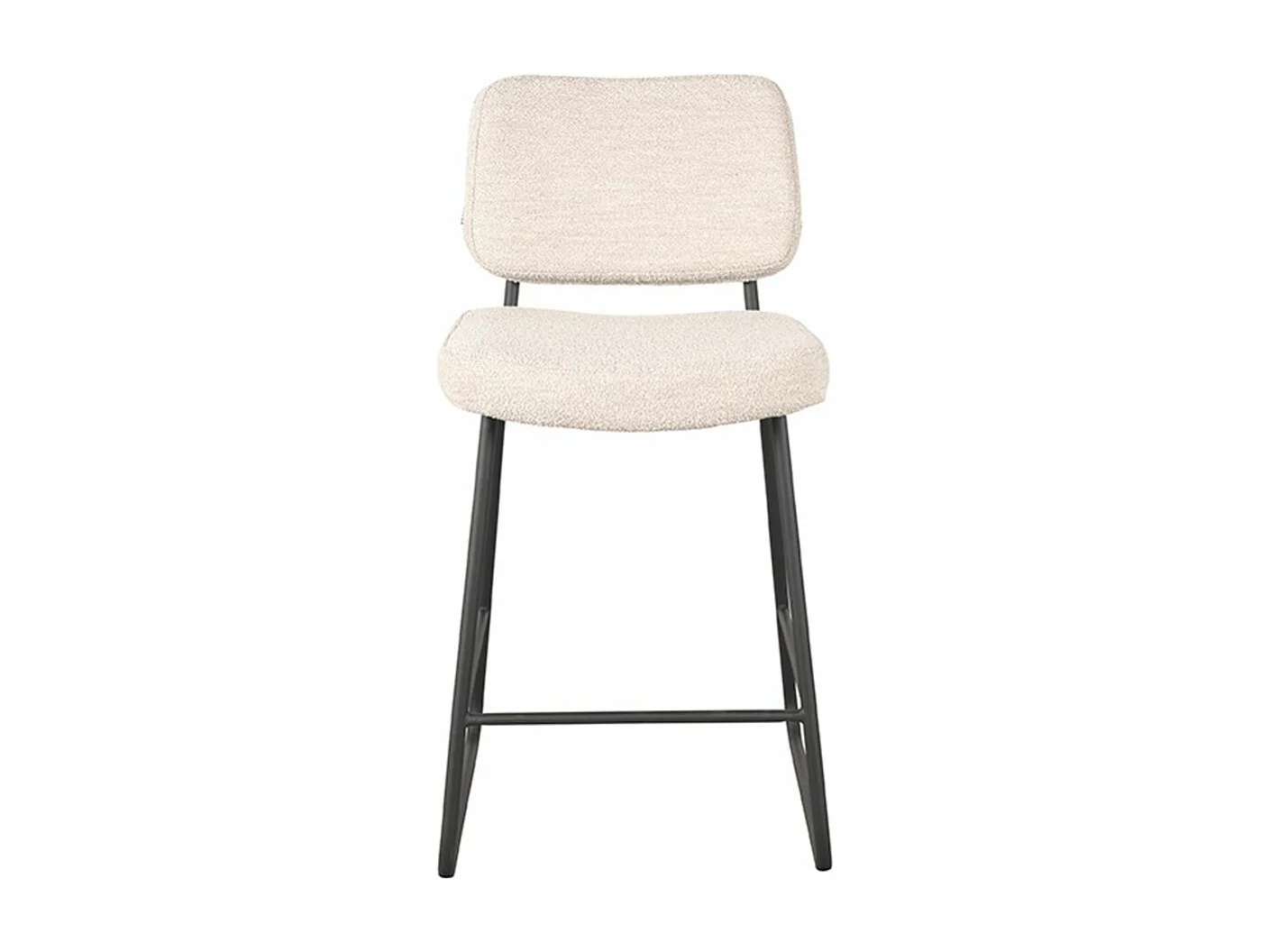 Barkruk Noah - Naturel - Teddy - 48x61x94 cm - set van 2