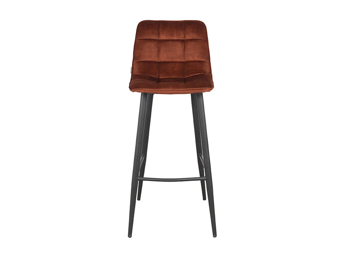 Tabouret de bar Jelt - 45x48x107cm - Rouille - lot de 2