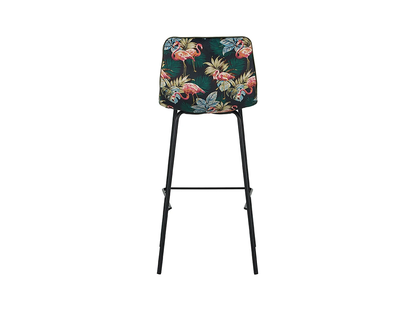 Tabouret de bar Bistro - Hunter - Velours - lot de 2