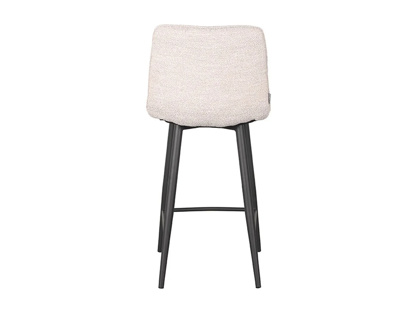 Tabouret de bar Jelt - Boucle Naturelle - 42x46x92 cm - lot de 2