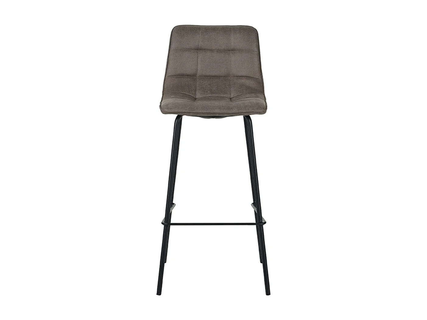 Barkruk Bistro - Taupe - Micro Suede - set van 2