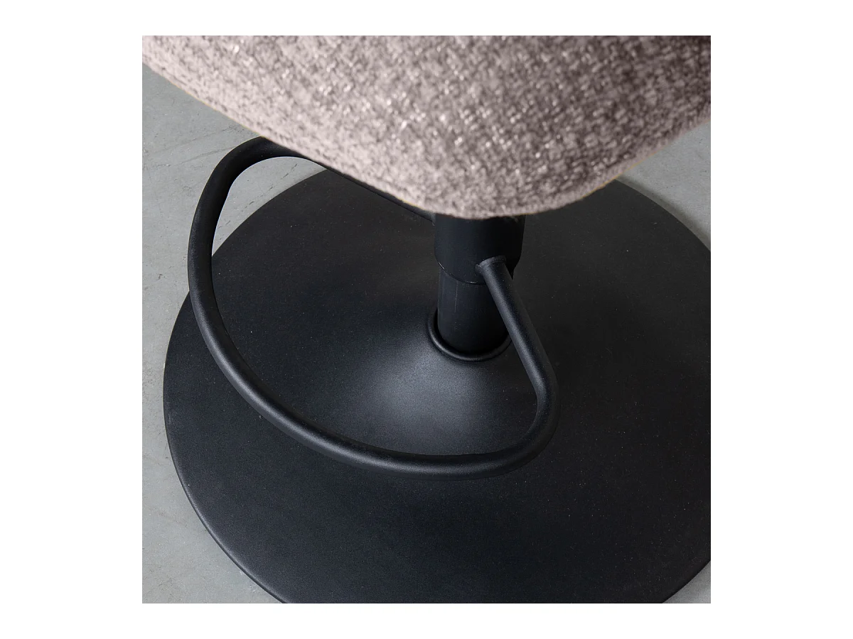 Tabouret de bar Vino - Naturel - Elite - Vérin à gaz - lot de 2