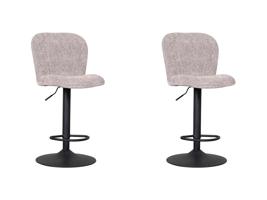 Barhocker Vino - Natur - Elite - Gasdruckfeder - 2er Set