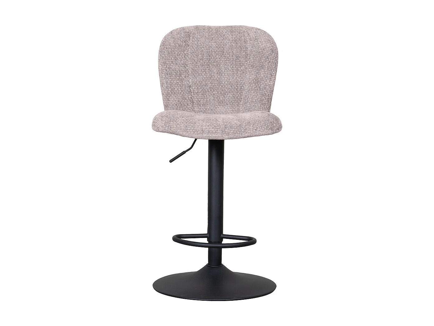 Tabouret de bar Vino - Naturel - Elite - Vérin à gaz - lot de 2